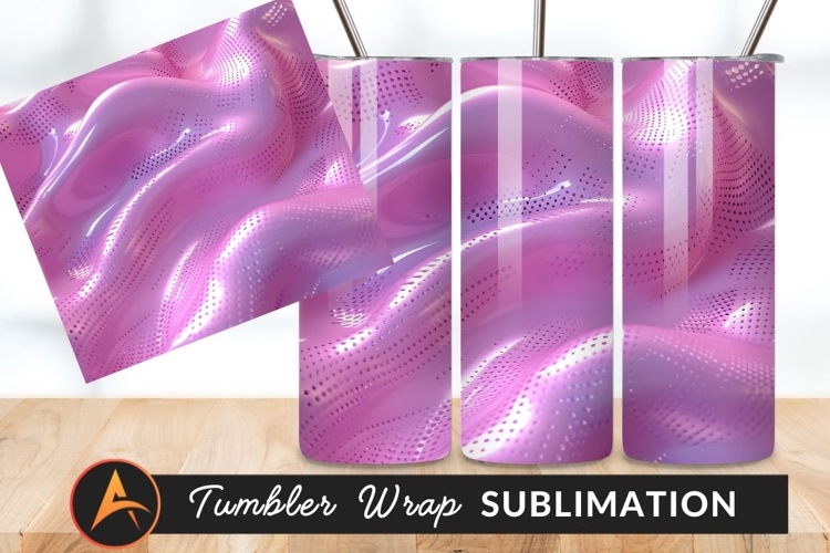 Abstract Pink Surface Tumbler Png Background