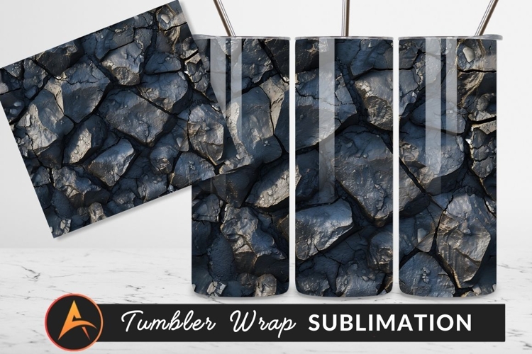 Cracked Rock Surface Tumbler Png Texture