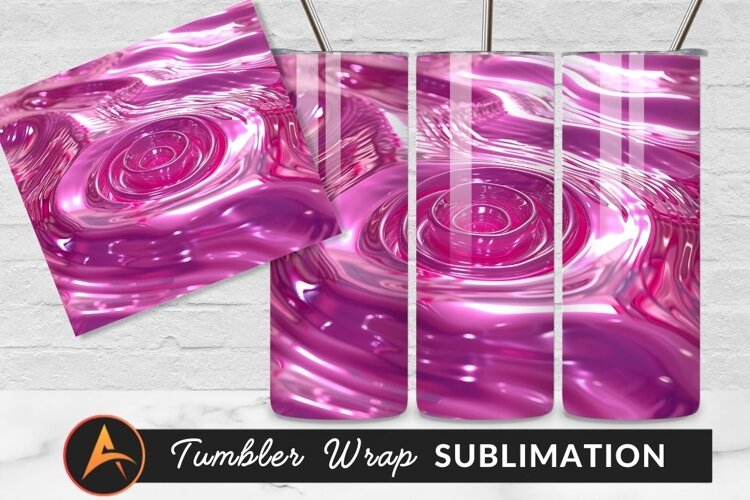 Abstract Pink Liquid Tumbler Png Background example image 1