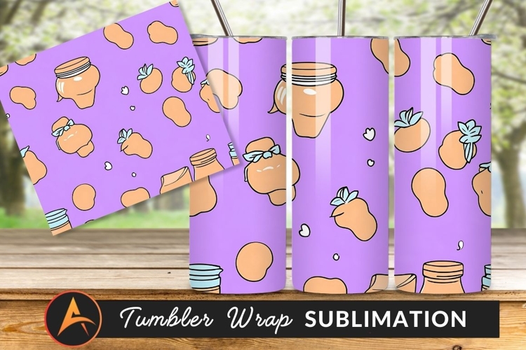 Quirky Tumbler Png Jars And Shapes Pattern