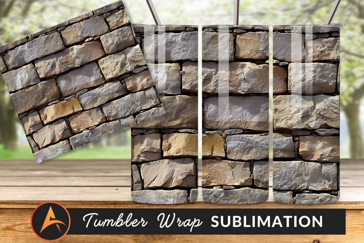 Stone Wall Pattern Texture Tumbler Png