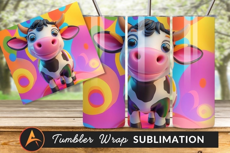 Cute Cartoon Cow Image 3