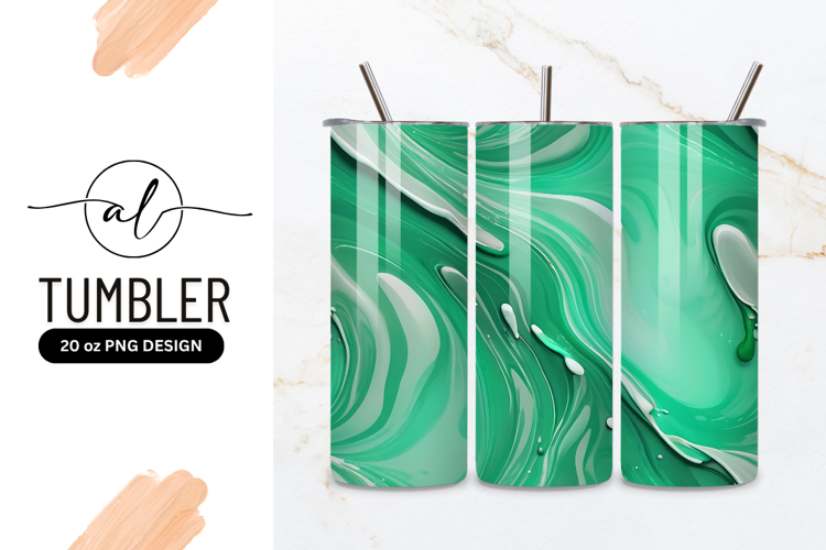 Green And White Background Image 5