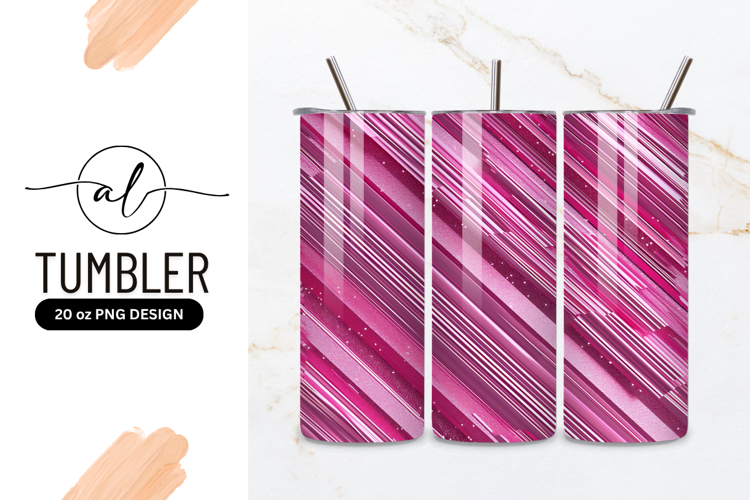 Pink Abstract Lines Background Tumbler Png