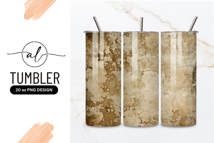 Distressed Beige Wall Texture Background Tumbler Png