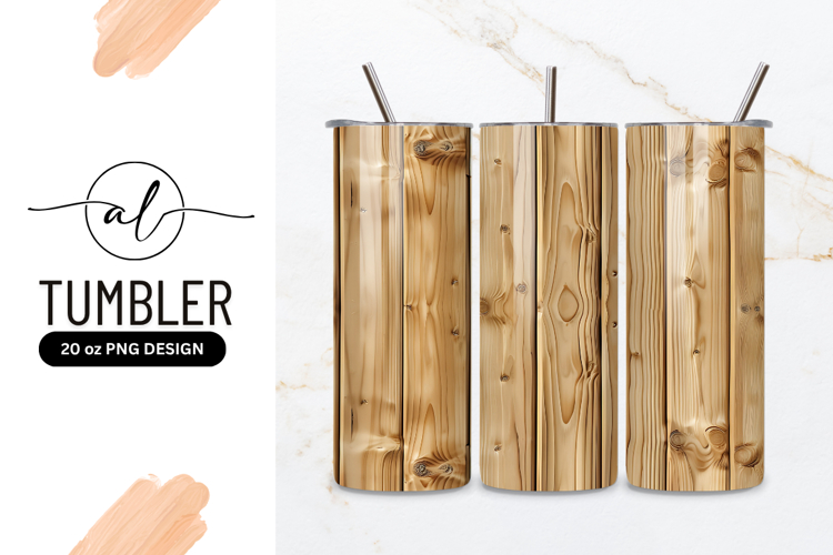 Vertical Wooden Planks Texture Background with Knots