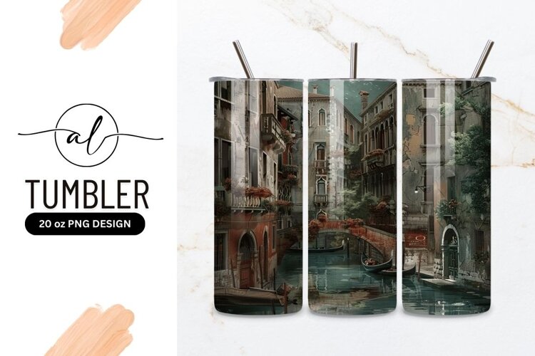Venetian canal tumbler design example image 1