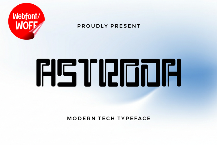 Astroda | Modern Futuristic Webfont for Sleek Digital Design