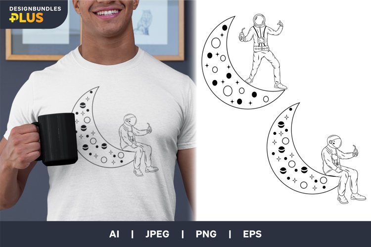 Astronaut Clipart Image 14