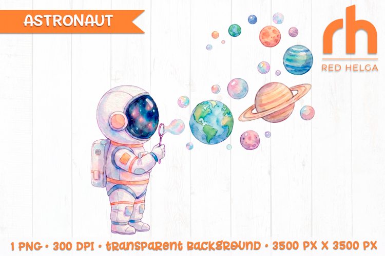 Astronaut Blowing Bubbles PNG Clipart, Space Sublimation