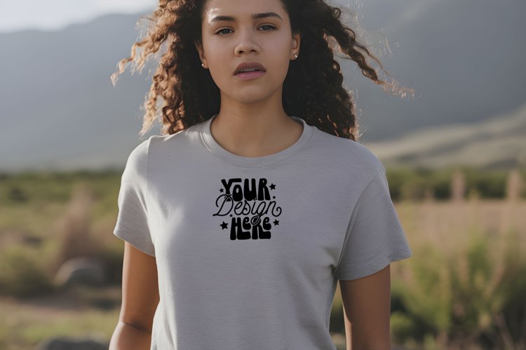 White Tshirt Mockup Image 15