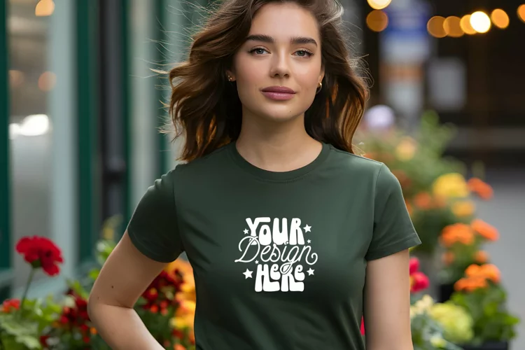 Athletic Heather Bella Canvas 3001 Mockup, Mockup