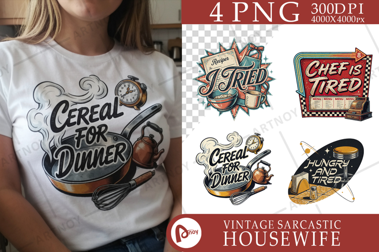 Atomic 50s Dinner Frustration Design