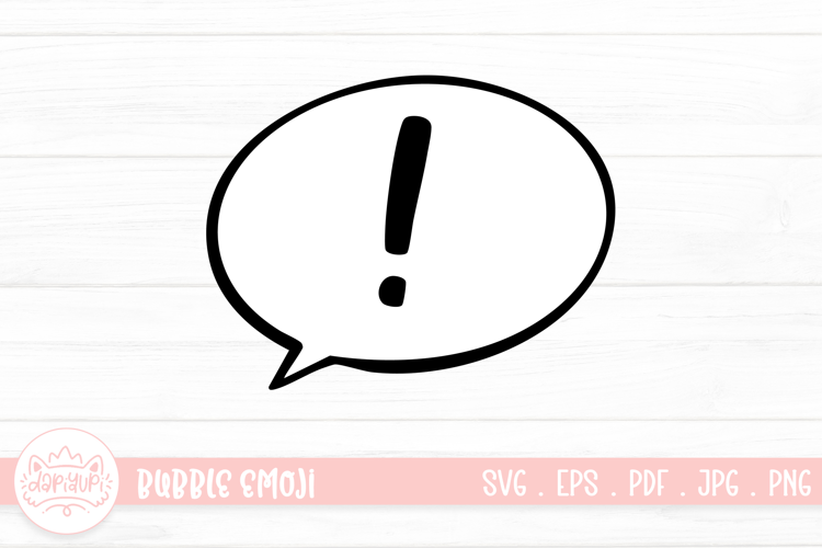 Attention Bubble Expression SVG