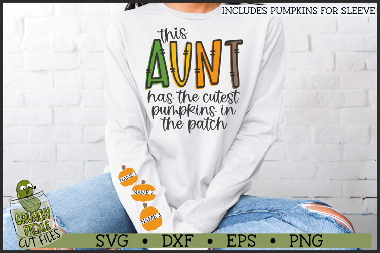 Aunt Pumpkin Patch SVG File
