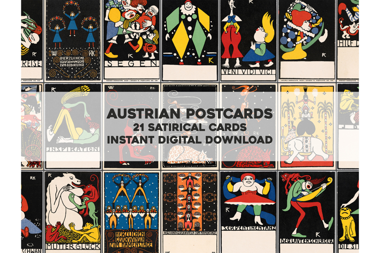 Austrian Postcards: 21 Awesome Artworks