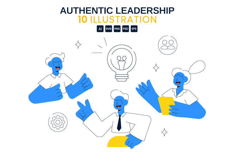 10 Authentic Leadership Illustration