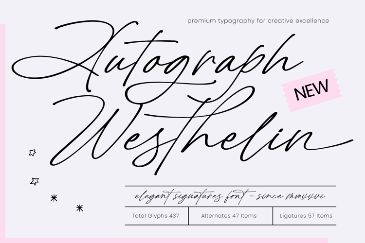 Autograph Westhelin - Elegant Signature Font