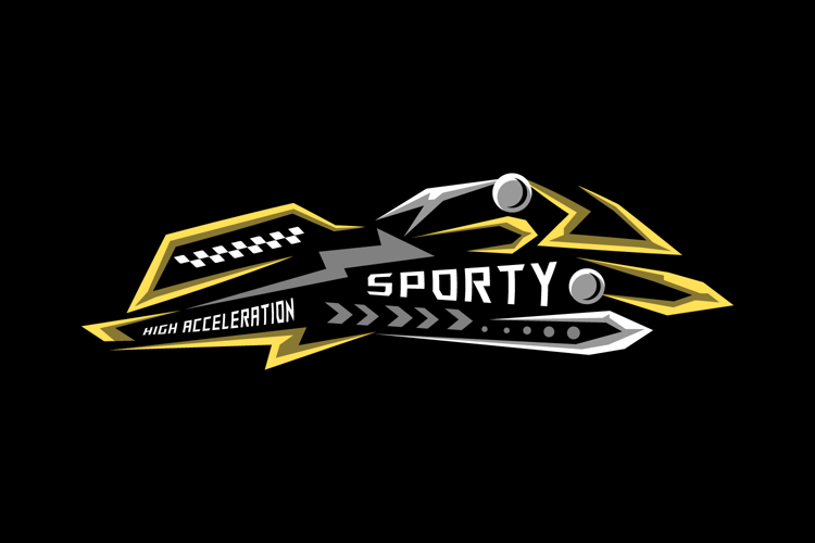 Automotive vinyl sticker abstract style sport wrap decorativ