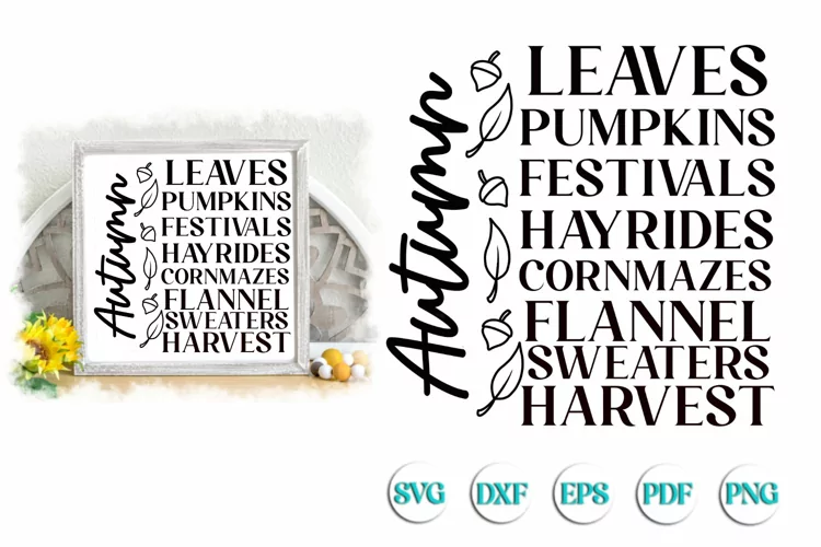 Autumn Subway Art SVG