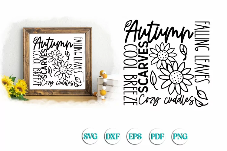 Autumn Subway Art SVG Sign