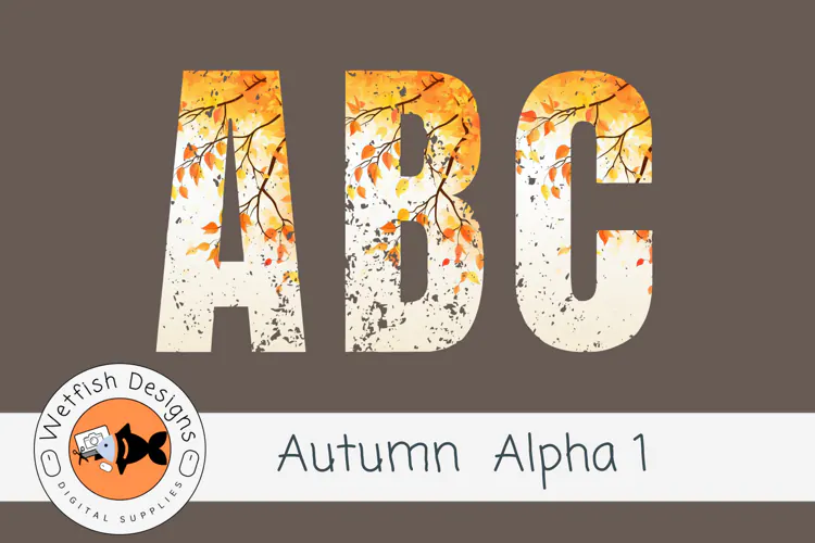 PNG Autumn Alphabet 1