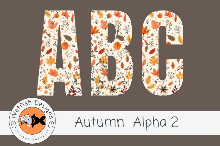 PNG Autumn Alphabet 2
