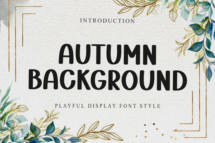 Autumn Background