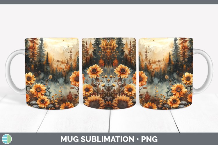 GorgeousAutumn Boho Mug Wrap design.