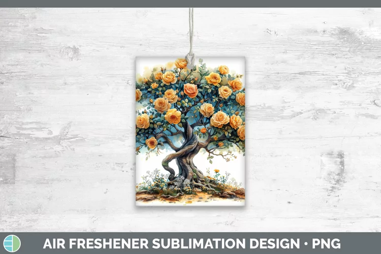 Autumn Boho Tree of Life Air Freshener Sublimation Car Fresh