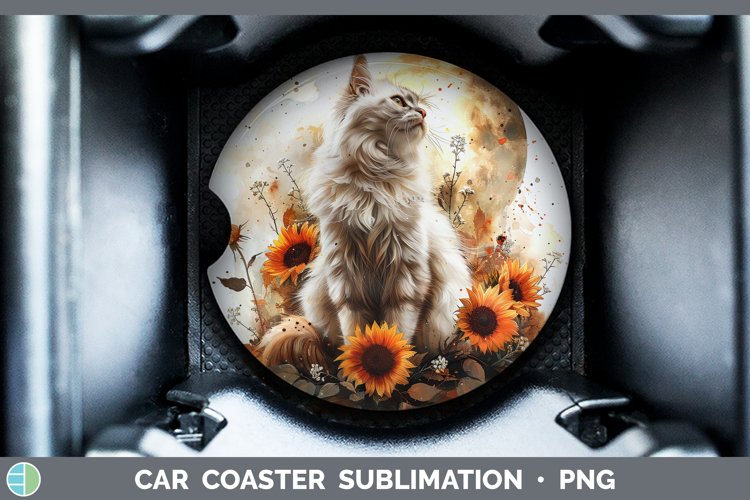 GorgeousAutumn Boho Car Coaster design.
