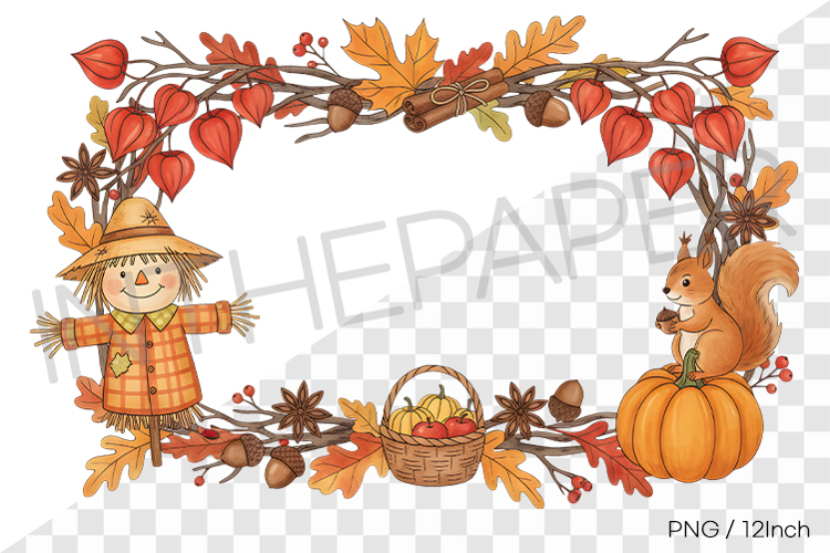Thanksgiving Frame Png Image 10