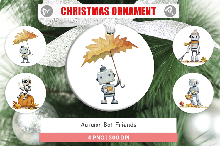 Ornament Autumn Bot Friends