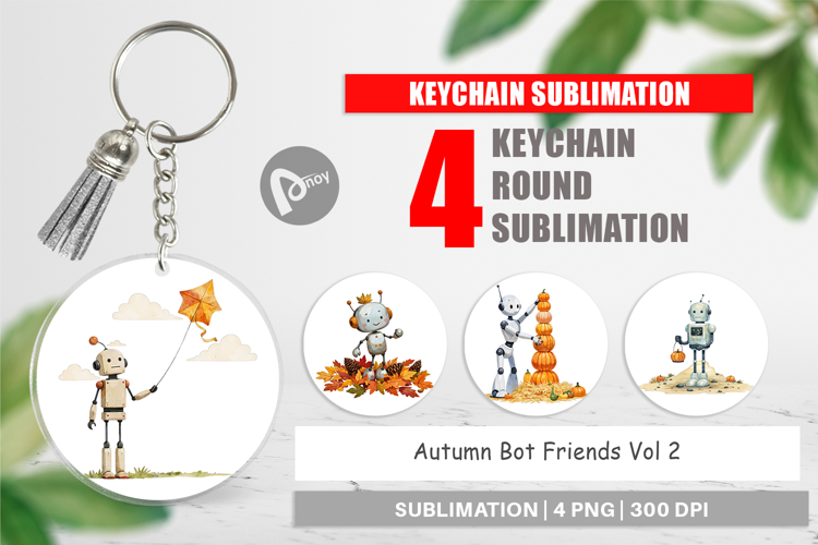 Keychain Autumn Bot Friends