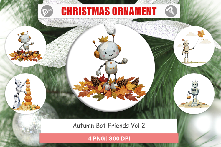 Ornament Autumn Bot Friends