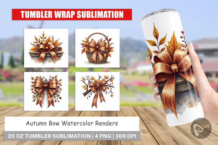 Autumn Bow Tumbler