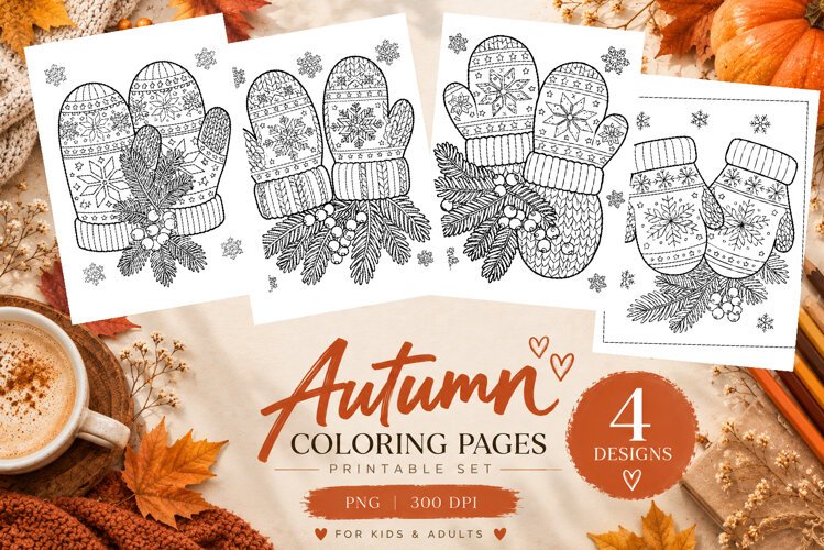 Autumn Coloring Pages | Cute Fall Printable Coloring Pages example image 1