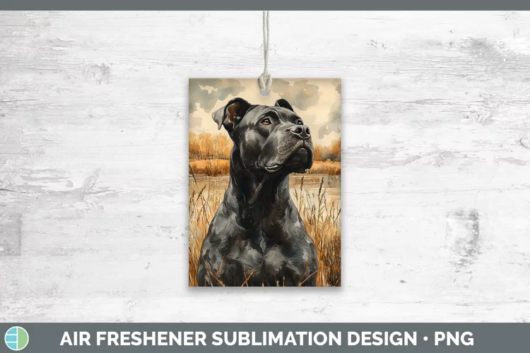 Autumn Dogs Cane Corso Air Freshener Sublimation Car Freshen