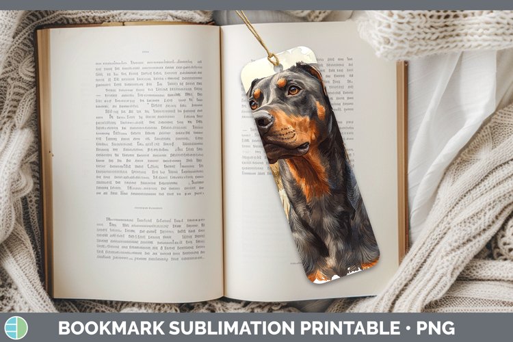 GorgeousAutumn Dogs Bookmark design.