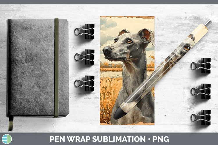 GorgeousAutumn Dogs Pen Wrap design.