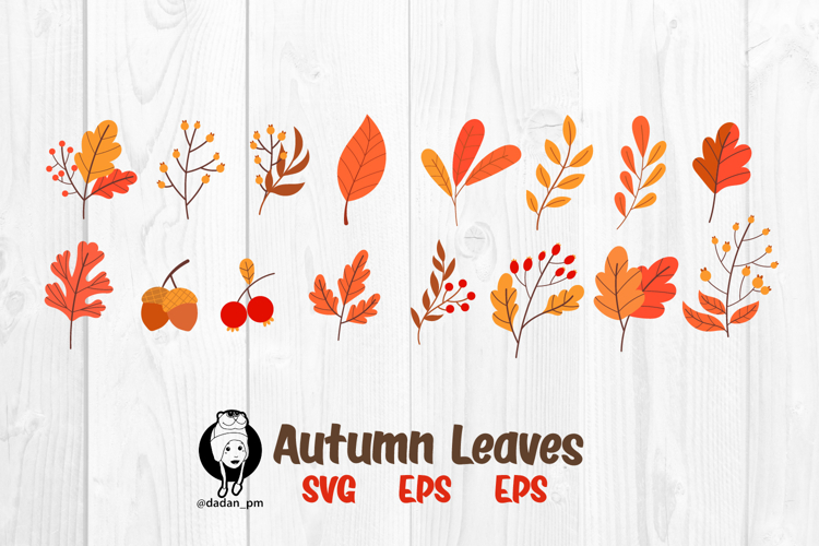 Autumn leaves svg