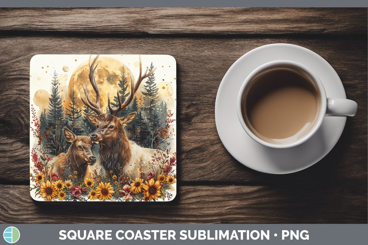 GorgeousAutumn Square Coaster design.