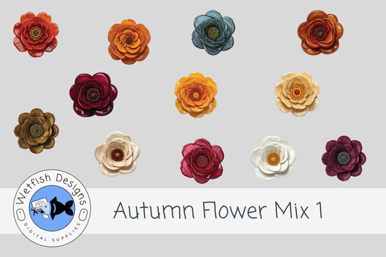 Autumn Flower Mix 1 example image 1