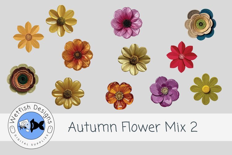 Autumn Flower Mix 2 example image 1