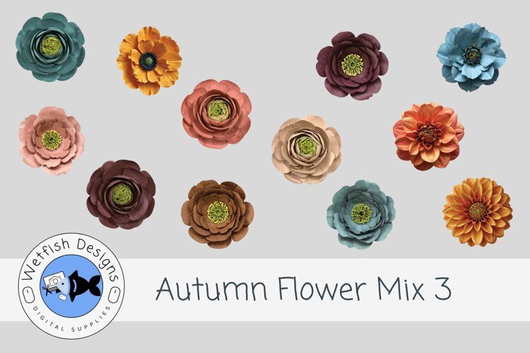 Autumn Flower Mix 3 example image 1