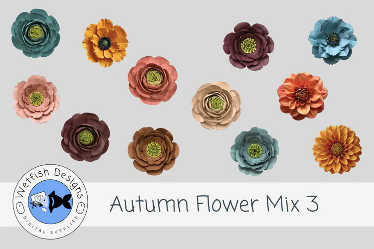 Autumn Flower Mix 3
