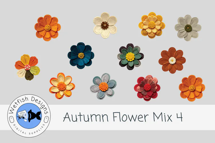 Autumn Flower Mix 4
