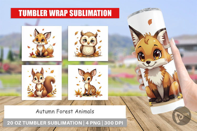 Fall Tumbler Wrap Image 3