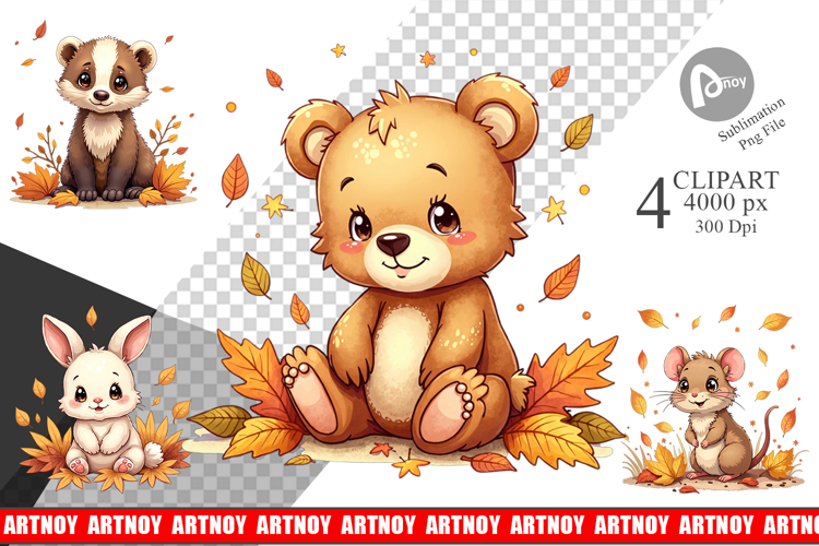 Forest Animals Clipart Image 22