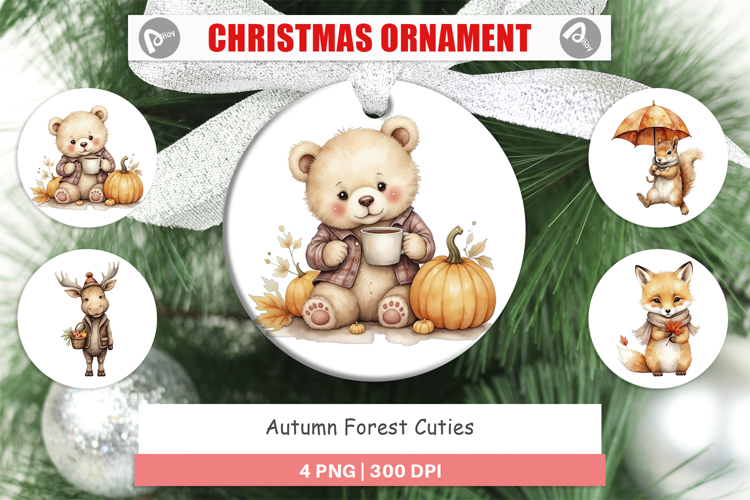 Ornament Autumn Forest Cuties